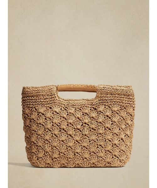 「BANANA REPUBLIC FACTORY STORE」 かごバッグ ONESIZE ブラウン レディース_画像3