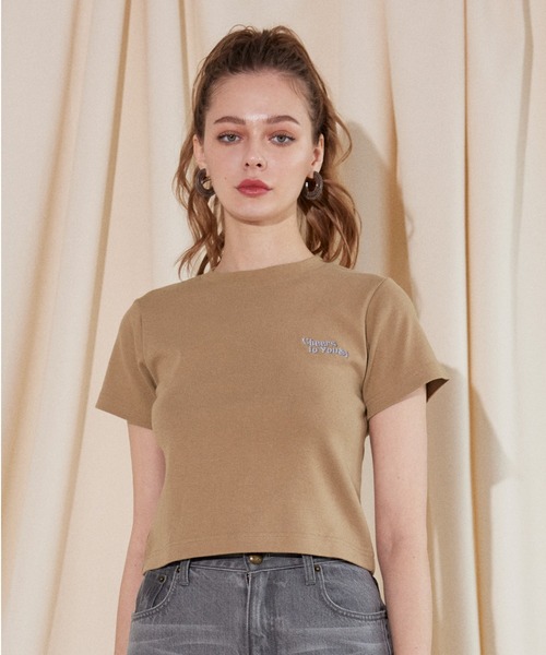 「ALEXIA STAM」 半袖Tシャツ M チャコールグレー レディース_画像6