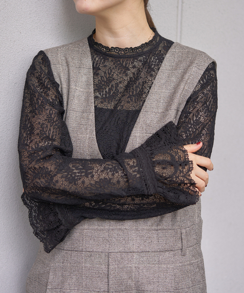 IENA（イエナ） ブラウス シャツ リーフレースブラウス レディース