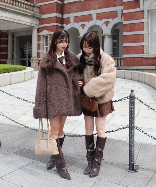 mellowneon（メロウネオン） コート チェスターコート 3wayスタンド