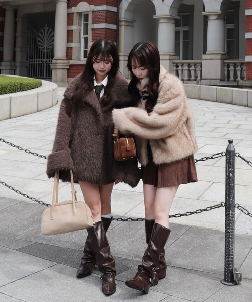 mellowneon（メロウネオン） コート チェスターコート 3wayスタンド