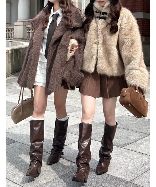 mellowneon（メロウネオン） コート チェスターコート 3wayスタンド