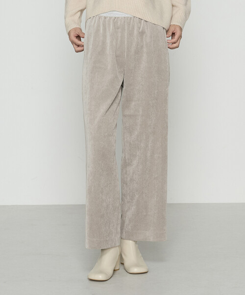 Gabardine K.T（ギャバジンK.T） パンツ コーデュロイ ワイドパンツ