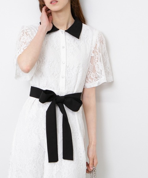 「pumpkin port」 半袖ワンピース M グリーン レディース_画像3