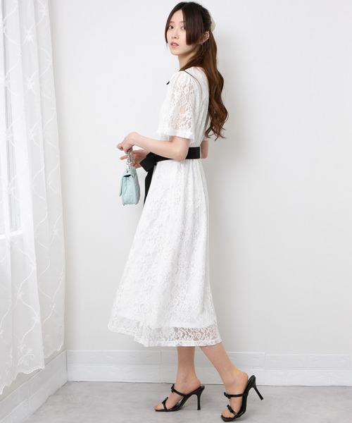 「pumpkin port」 半袖ワンピース M グリーン レディース_画像6