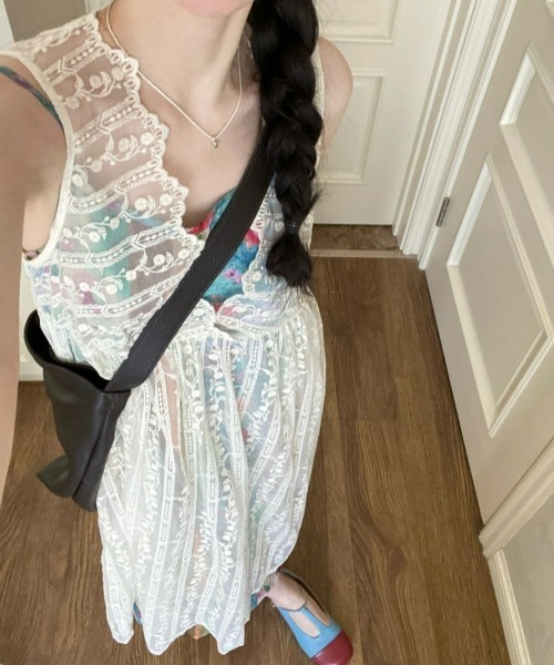 「gossip!ロサンゼルス」 「fashion」ノースリーブワンピース FREE ホワイト レディース_画像4