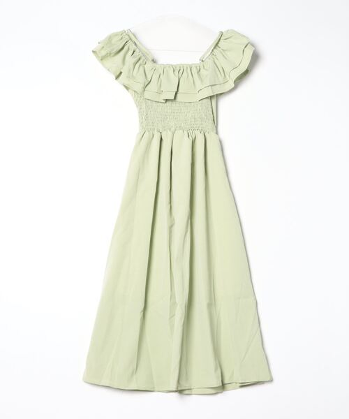 「gossip！ロサンゼルス」 半袖ワンピース FREE オフホワイト レディース_画像2