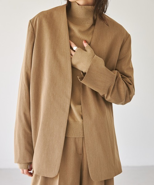 TODAYFUL 「TODAYFUL」 ノーカラージャケット 38inch グレー