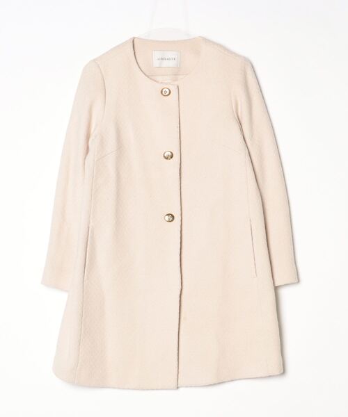 La TOTALITÉ ベージュ チェスターコート La TOTALITE（ラトータリテ）の「ウールビーバーチェスターコート