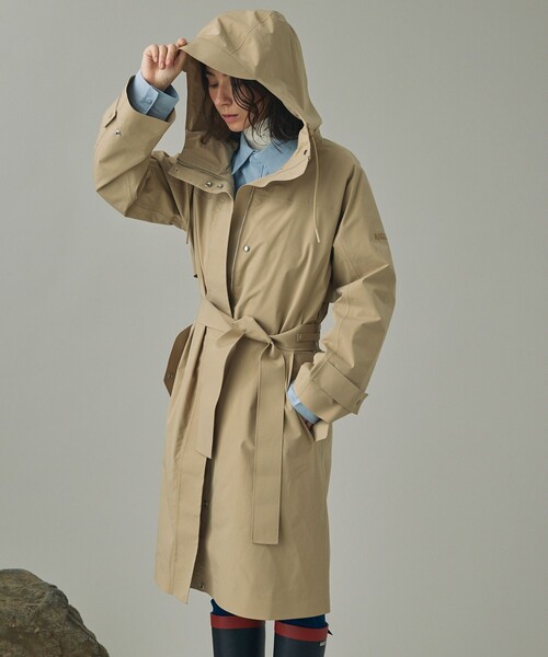 AIGLE（エーグル） トレンチコート コート 透湿防水 ロングトレンチ