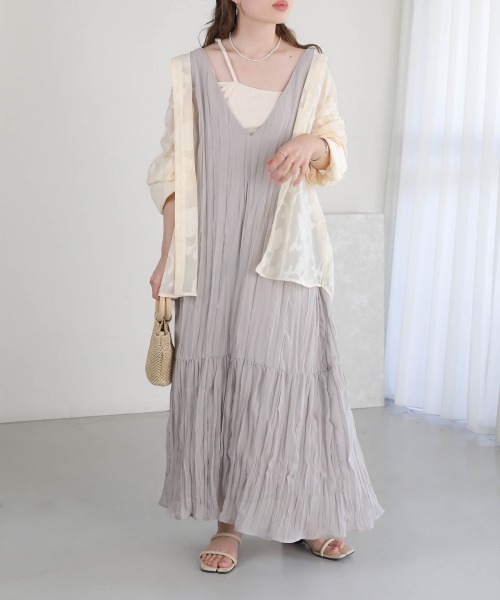 「Bab」 ノースリーブワンピース M ブラック レディース_画像3