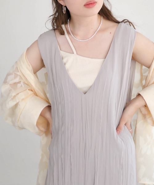 「Bab」 ノースリーブワンピース M ブラック レディース_画像6