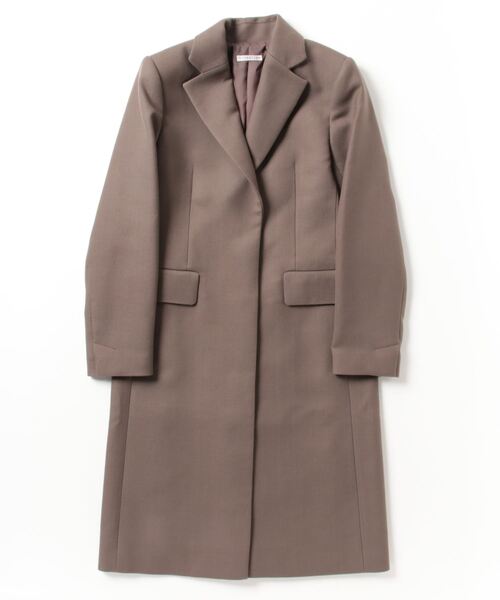 美品/XLサイズ⭐エストネーション ダウン チェスターコート ウール グレー ESTNATION（エストネーション） チェスターコート 38 グレー