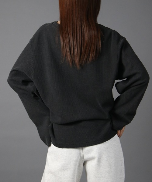 NYLAUS（ナイラス） ヘンリーネック tシャツ 「NYS」ヴィンテージ