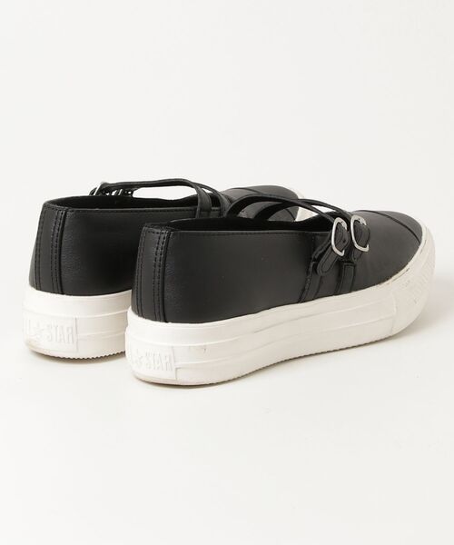 「CONVERSE」 ローカットスニーカー 24.5cm ブラック レディース_画像2