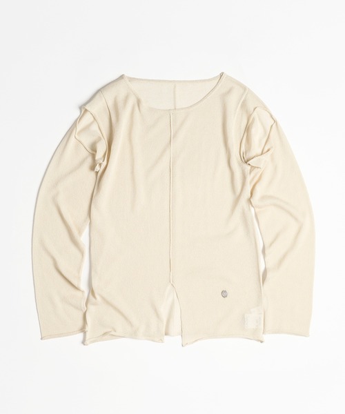 「MUHET」 長袖ニット FREE オフホワイト レディース_画像4