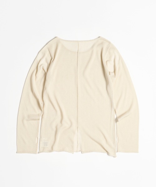 「MUHET」 長袖ニット FREE オフホワイト レディース_画像5