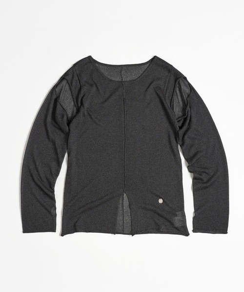 「MUHET」 長袖ニット FREE オフホワイト レディース_画像6