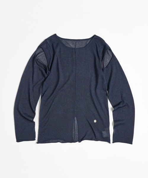 「MUHET」 長袖ニット FREE オフホワイト レディース_画像8