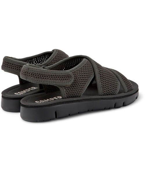 「CAMPER」 フラットサンダル 24.0cm ダークグレー レディース_画像3