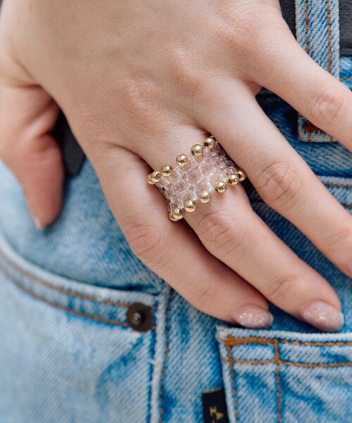 「ear PAPILLONNER」 リング FREE ゴールド レディース_画像9