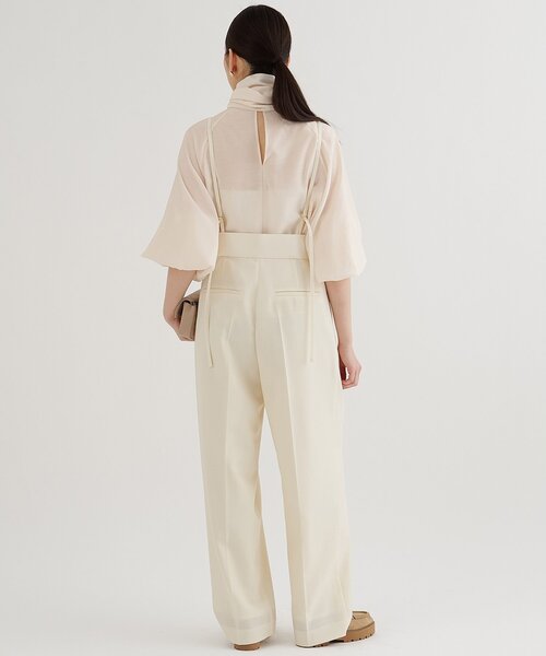 Whim Gazette（ウィム ガゼット） ブラウス シャツ シフォンボウタイ