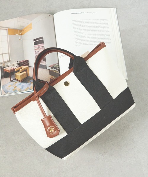 「BEVERLY HILLS POLO CLUB」 トートバッグ FREE ホワイト レディース_画像2