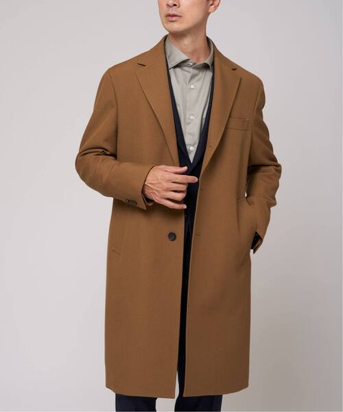 EDIFICE（エディフィス） チェスターコート コート ウール ギャバジン