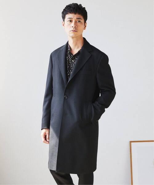 EDIFICE（エディフィス） チェスターコート コート ウール ギャバジン