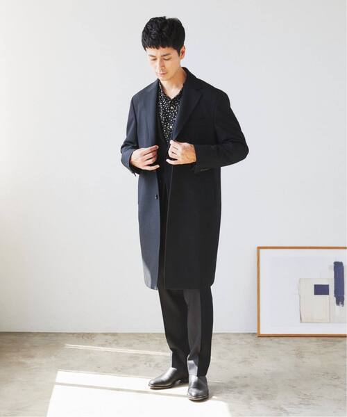 EDIFICE（エディフィス） チェスターコート コート ウール ギャバジン