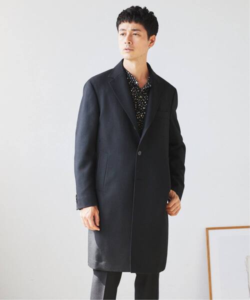 EDIFICE（エディフィス） チェスターコート コート ウール ギャバジン