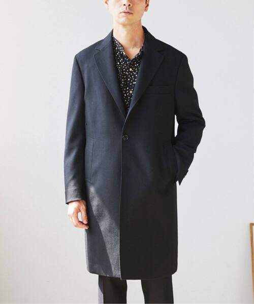 EDIFICE（エディフィス） チェスターコート コート ウール ギャバジン