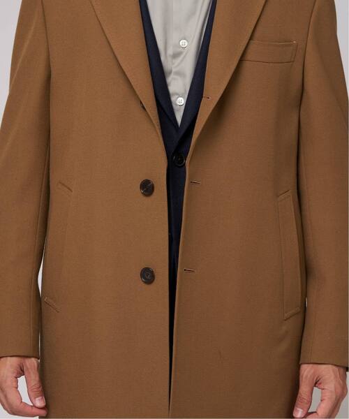 EDIFICE（エディフィス） チェスターコート コート ウール ギャバジン