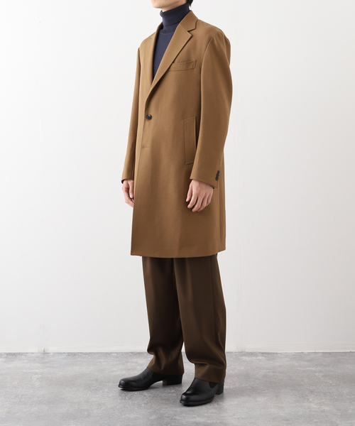 EDIFICE（エディフィス） チェスターコート コート ウール ギャバジン