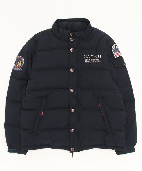 AVIREX（アヴィレックス） ダウンジャケット L ネイビー レディース