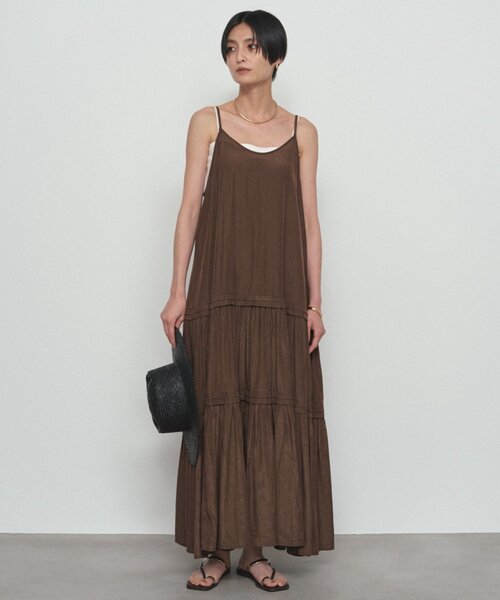 Loungedress（ラウンジドレス） ワンピース サテンティアードキャミ