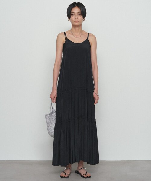 Loungedress（ラウンジドレス） ワンピース サテンティアードキャミ