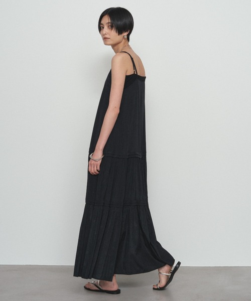 Loungedress（ラウンジドレス） ワンピース サテンティアードキャミ