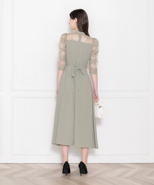 「Leja」 半袖ワンピース SMALL グリーン レディースの画像