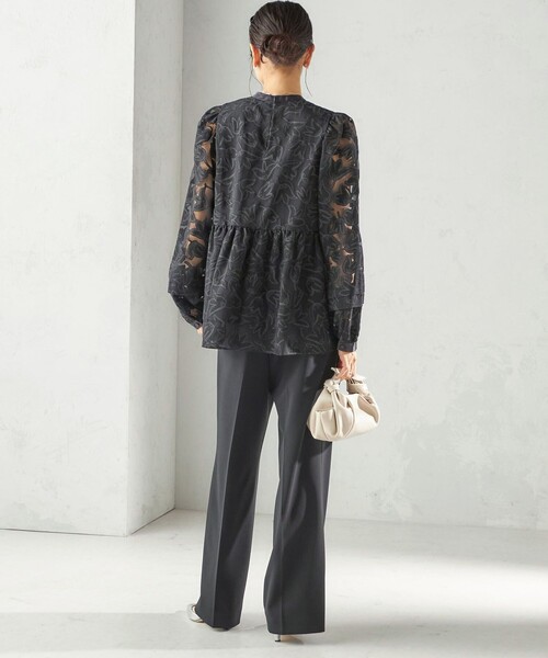 SHIPS（シップス） ブラウス シャツ 「手洗い可能」IPEKER オパール