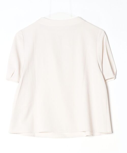 「NATURAL BEAUTY BASIC」 半袖ブラウス SMALL ベージュ レディース_画像2