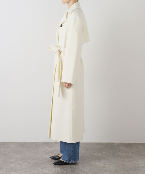 お値下不可【Noble】 美品！パウダーオックスレトロトレンチコートsize36 お値下不可【Noble】 美品！パウダーオックスレトロトレンチコート