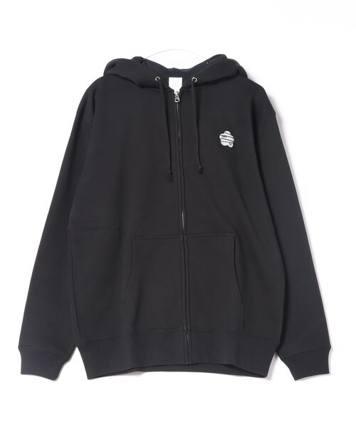 「FRAPBOIS」 ジップアップパーカー 2 ブラック レディース_画像2