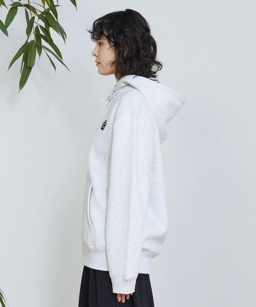 「FRAPBOIS」 ジップアップパーカー 2 ブラック レディース_画像3