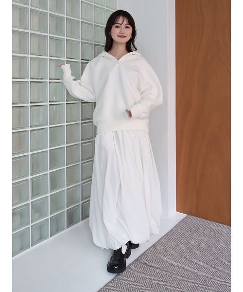 emmi ワンピース ダンボールフーディ×スカートセット : ZOZOTOWN Yahoo