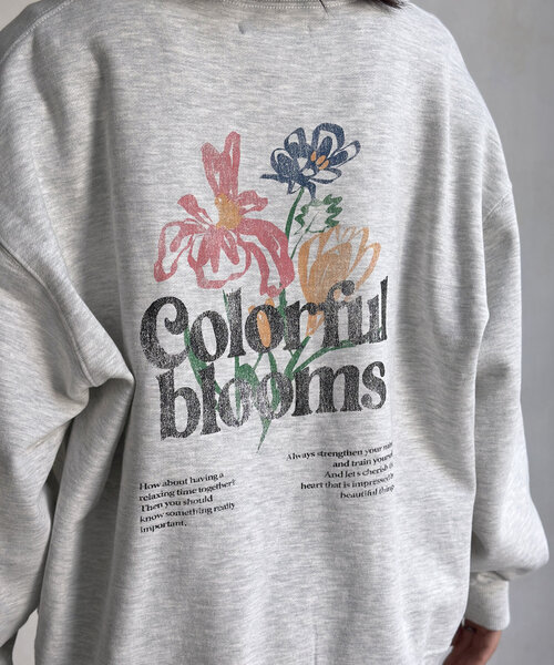 「CPCM」 スウェットカットソー MEDIUM ブラック レディース_画像8