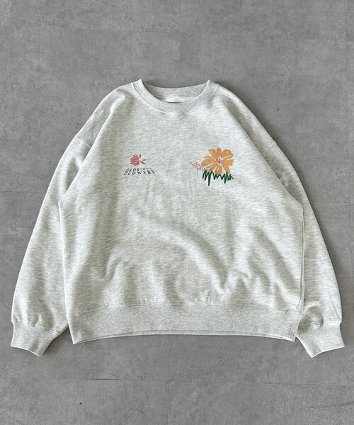 「CPCM」 スウェットカットソー MEDIUM ブラック レディース_画像9