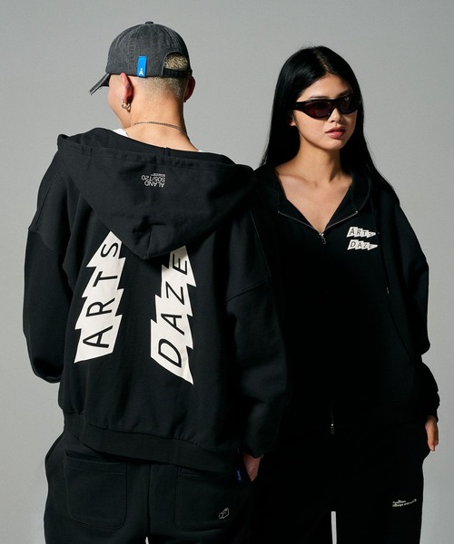 ALAND パーカー 「UNISEX」ALAND／アソートプリントパーカー（ウラケ