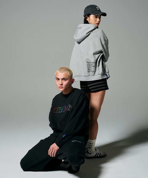 ALAND パーカー 「UNISEX」ALAND／アソートプリントパーカー（ウラケ