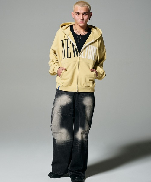 ALAND パーカー 「UNISEX」ALAND／アソートプリントパーカー（ウラケ
